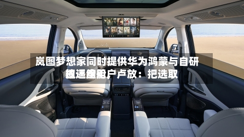 岚图梦想家同时提供华为鸿蒙与自研逍遥座舱，卢放：把选取权还给用户